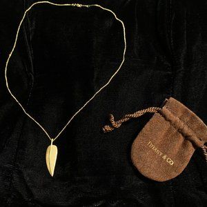 Tiffany & Co. Angela Cummings Gold Leaf Necklace